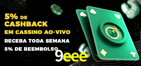Promoções do cassino ao Vivo 9eee